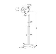 Neomounts FL15-625BL1 stativ - for tab