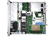 Server DELL PowerEdge R360, Rack 1U, Intel Xeon E-2414 (4 C / 4 T, 2.60 GHz - 4.50 GHz, 12 MB cache, 55 W), 16 GB DDR5 ECC, 1 x 2 TB HDD, DELL PERC H355, 700 W