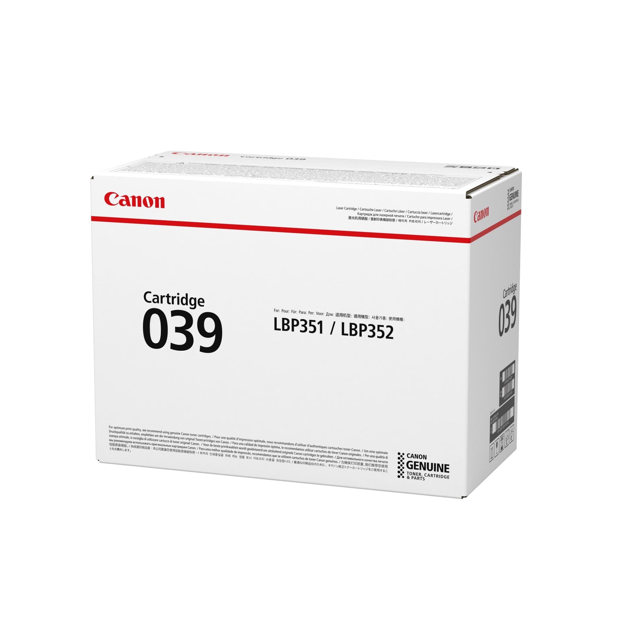 Cartus toner Canon 0287C001 ,Negru ,11 000 pagini ,Original (CRG039)