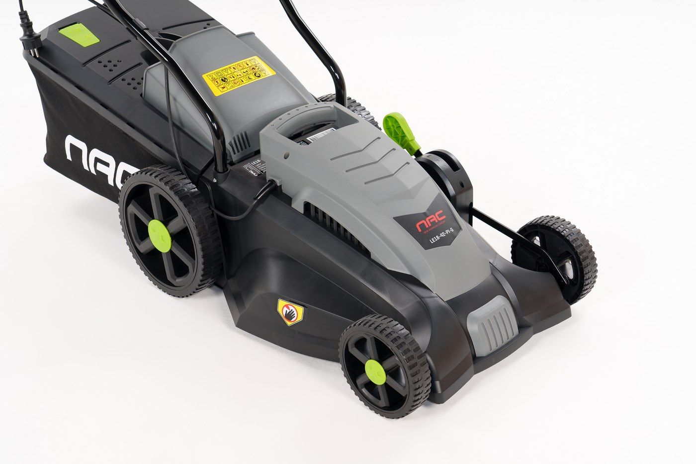 Electric mower with 1800W and induction motor