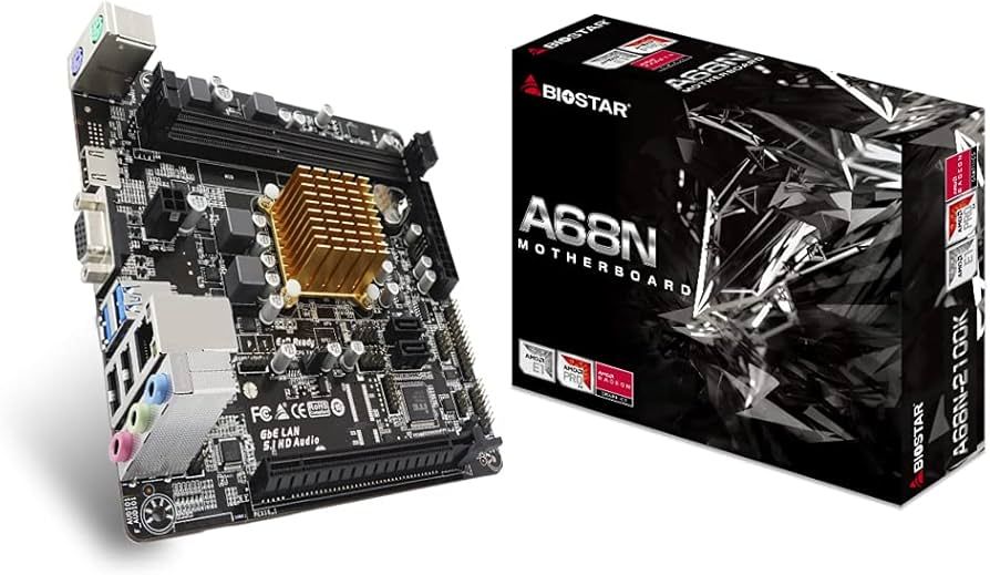 Biostar A68N-2100K motherboard mini ITX