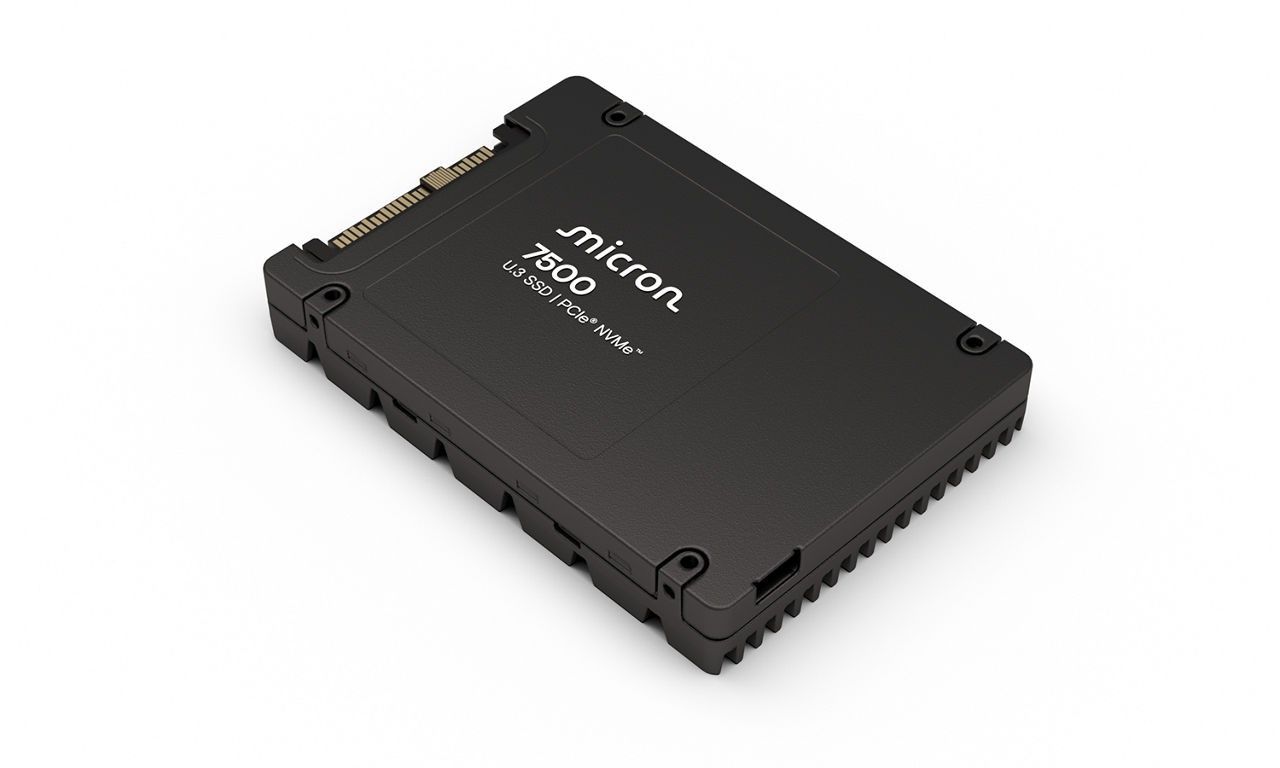 SSD server Micron 7500 PRO 7.68 TB, 2.5 inch, PCIe 4.0 U.3, 3D TLC, 1.0 DWPD