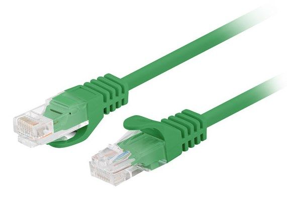 Patch cord Lanberg  RJ45, 3 m, verde