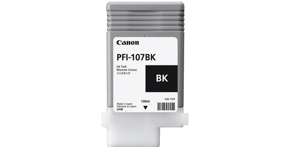 Cartus cerneala Canon 6705B001 ,Negru ,130 ml ,Original (PFI-107bk)