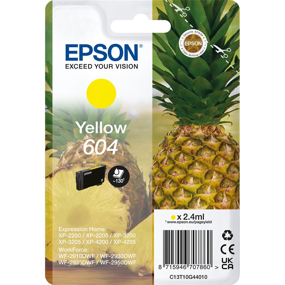 Cartus cerneala Epson C13T10G44010 ,Galben ,130 pagini ,Original (C13T10G44010)