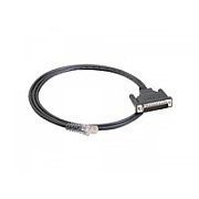 Cable, RS-232, 25P, Female, Straight, CAB-328 (Power Supply available on pin 9 of the connector or with external power supply), 2 Meters
