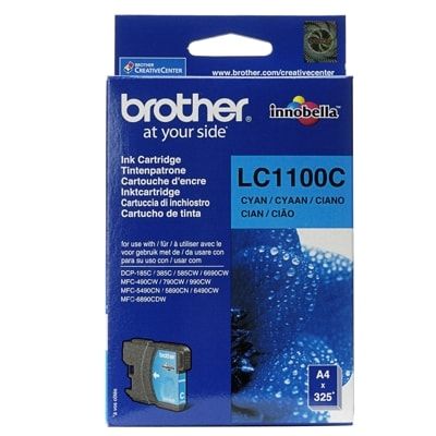 Cartus cerneala Brother LC1100C ,Albastru ,325 pagini ,Original (LC1100C)
