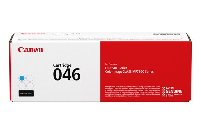Cartus toner Canon 1249C002 ,Albastru ,2 300 pagini ,Original (CRG046C)