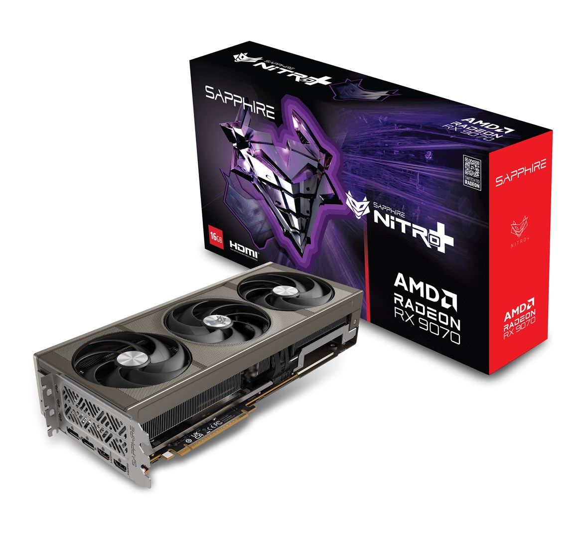 Placa video SAPPHIRE Radeon RX 9070 NITRO+ OC 16 GB GDDR6 256 bit