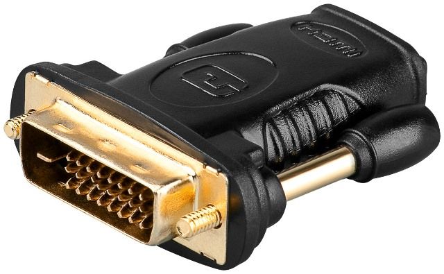Adaptor HDMI mama &gt DVI-D (18+1) tata - contacte aurite Ambalare: vrac 1 buc.