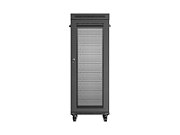 FLOOR-STANDING RACK CABINET 19  32U 600X800 BLACK PERFORATED LCD DOOR LANBERG (FLAT PACK)