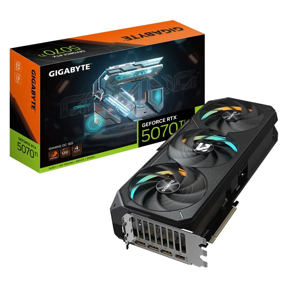 Placa video GIGABYTE GeForce RTX 5070 Ti GAMING OC 16 GB GDDR7 256 bit