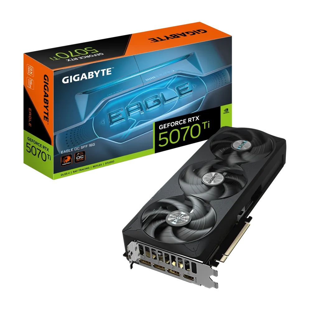 Placa video GIGABYTE GeForce RTX 5070 Ti EAGLE OC SFF 16 GB GDDR7 256 bit