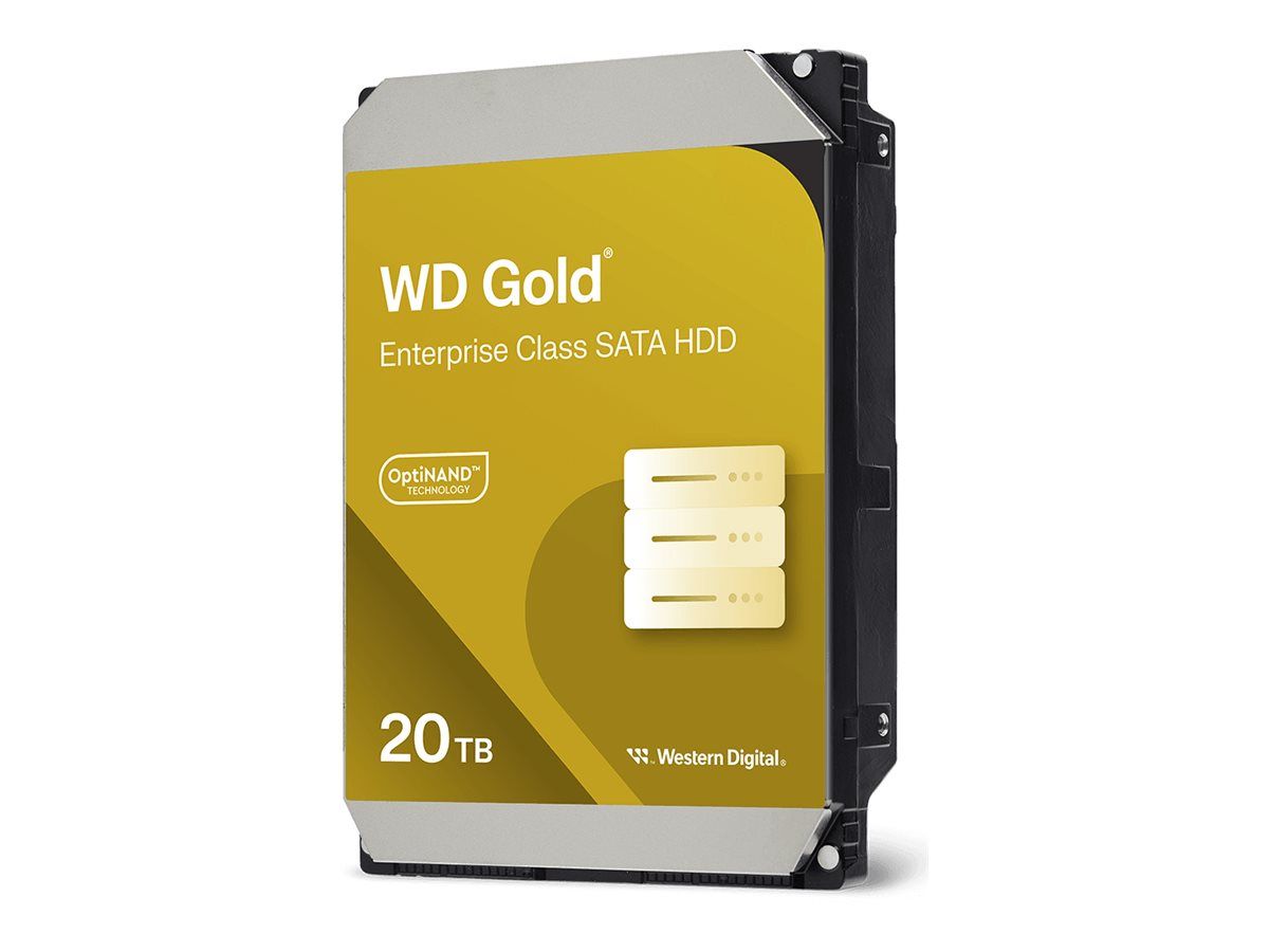 HDD server Western Digital Gold 20 TB 3.5 inch SATA 6G 7200 rpm 512 MB 512e