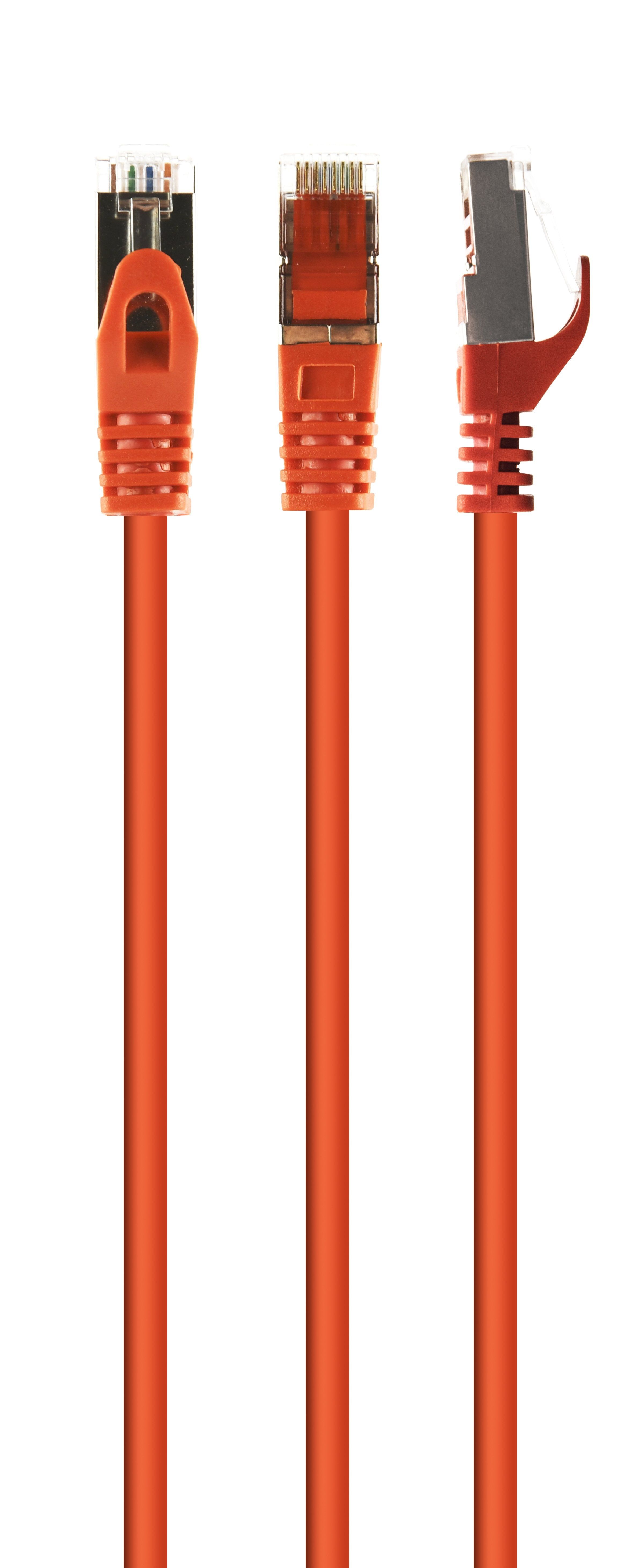 GEMBIRD S/FTP Cat. 6A LSZH patch cord orange 30m