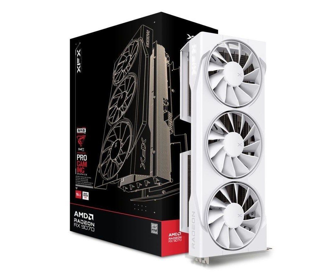 Placa video XFX Radeon RX 9070 Swift OC White Gaming 16 GB GDDR6 256 bit