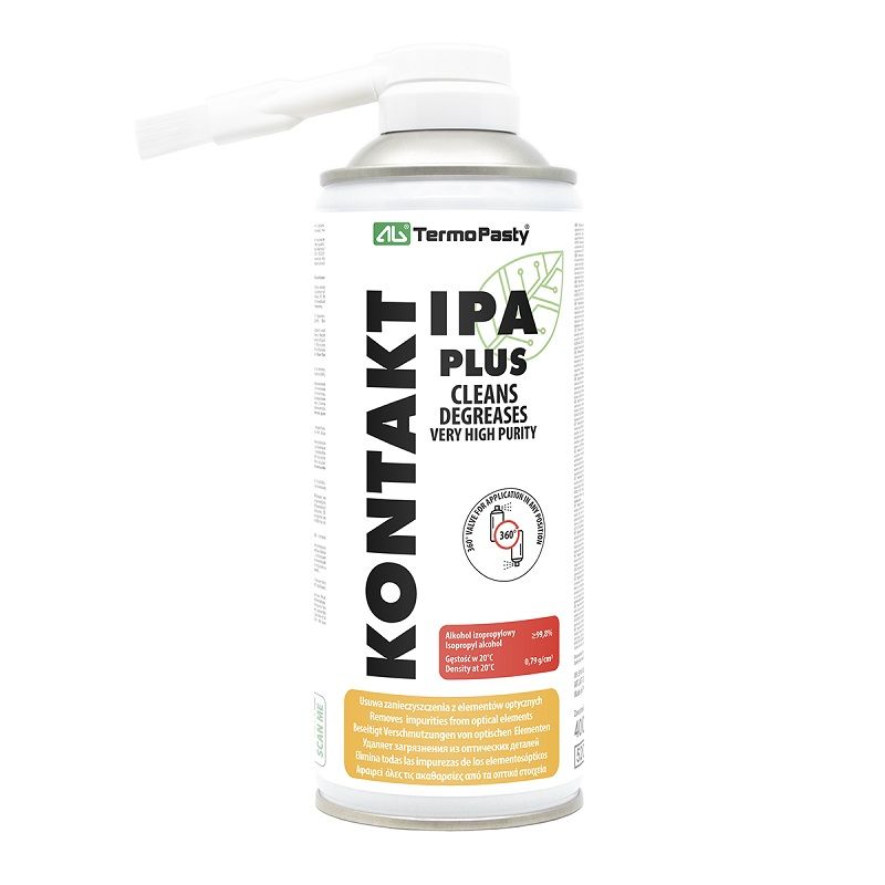 Isopropyl alcohol spray 400ml
- Purity: 99.9%
- with brush
Packaging: bulk 1 pc.