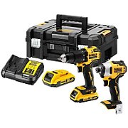 DEWALT. COMBO KIT 18V DCK2060L2T (DCD778+DCF787) 2x3 0Ah TSTAK II %%%