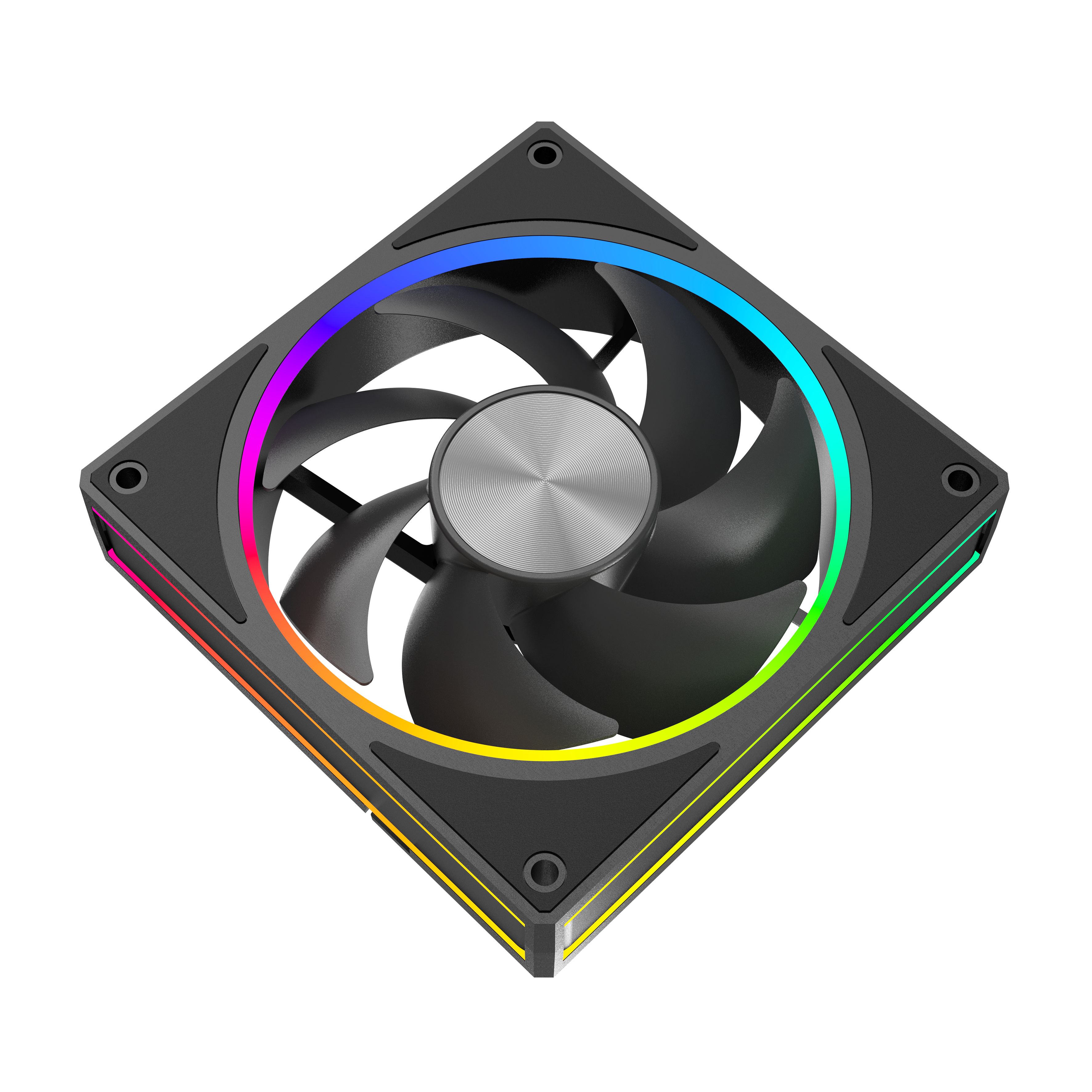 GEMBIRD PC case fan ring style 120mm with PWM+ARGB