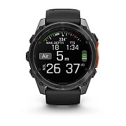 Garmin Fenix 8 3.56 cm (1.4 ) AMOLED 51 mm Digital 454 x 454 pixels Touchscreen Titanium Wi-Fi GPS (satellite)