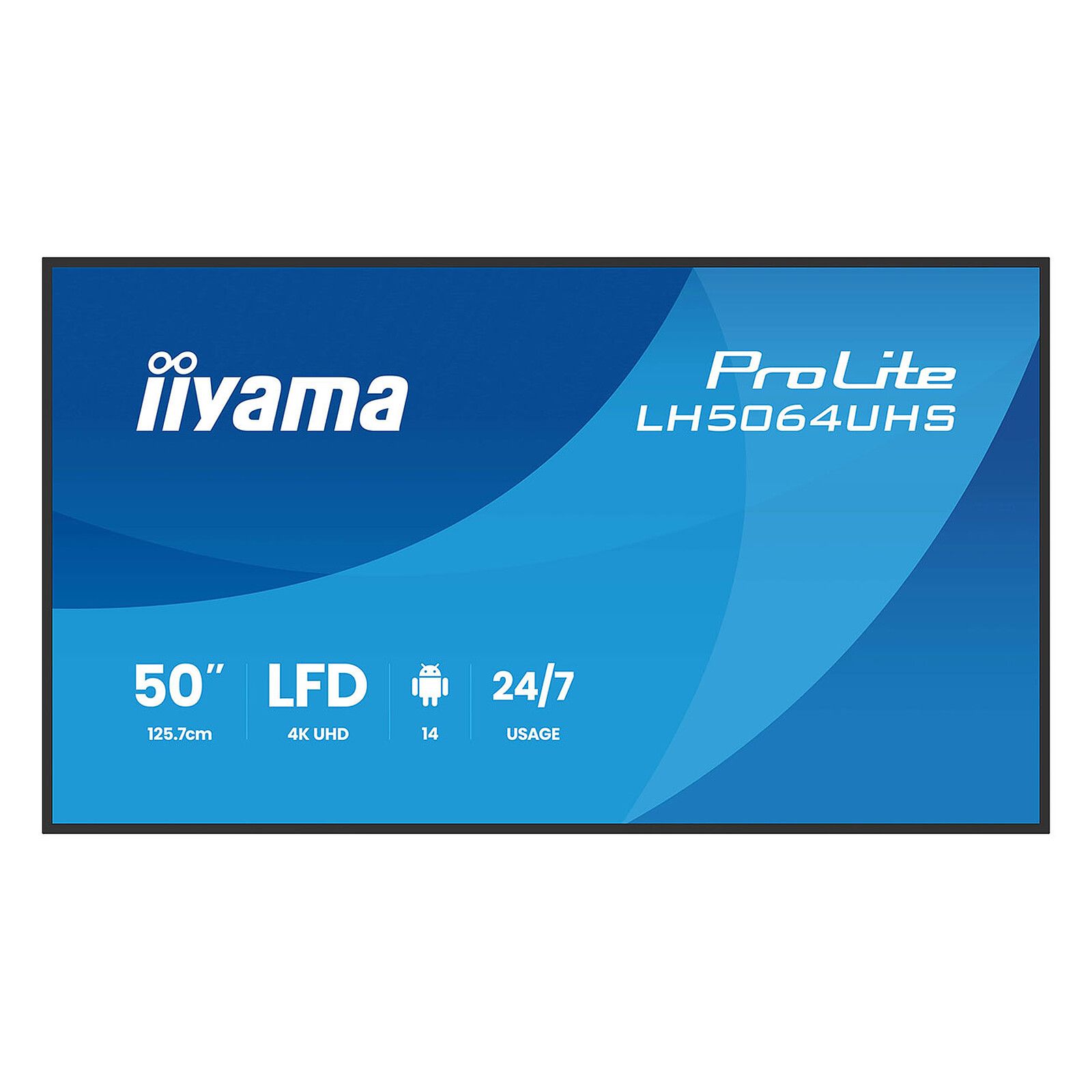 Monitor 50 inch IIyama LH5064UHS-B1AG 3840 x 2160
