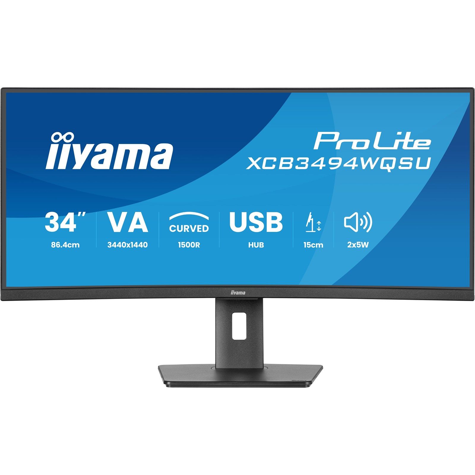 Monitor 34 inch IIyama XCB3494WQSU-B1 3440 x 1440, 120 Hz