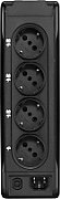 UPS Eaton 3P550D, 550 VA, 330 W, off-line, 4x Schuko, 1x C14, 12 V / 4.5 Ah Sealed, lead-acid, LED, Tower, Negru