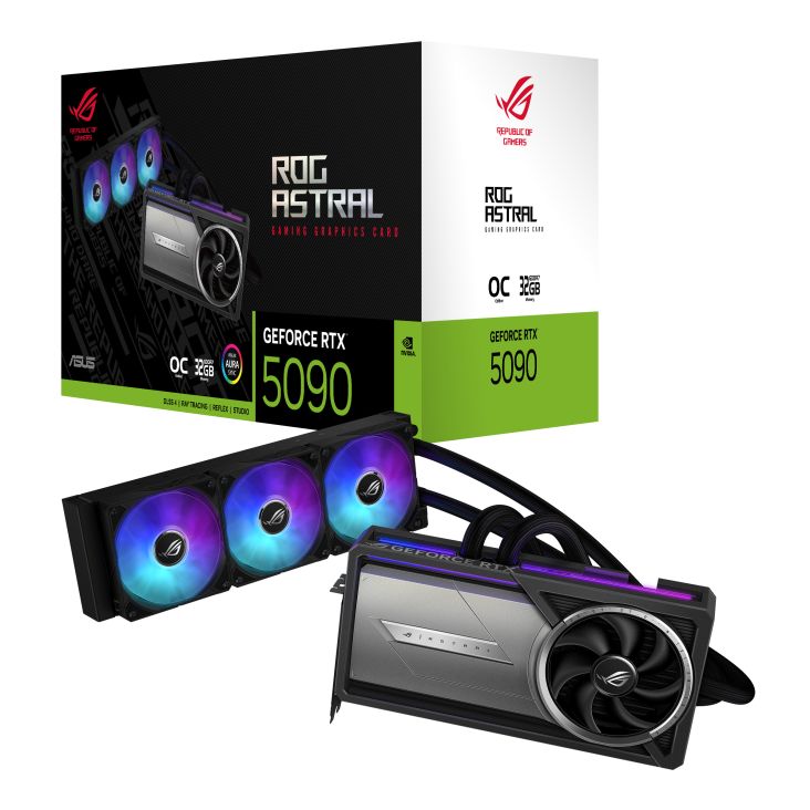 Placa video ASUS GeForce RTX 5090 ROG Astral LC OC 32 GB GDDR7 512 bit