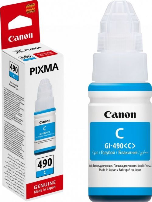 Flacon cerneala Canon 0664C001AC ,Albastru ,70 ml ,Original (GI490c)