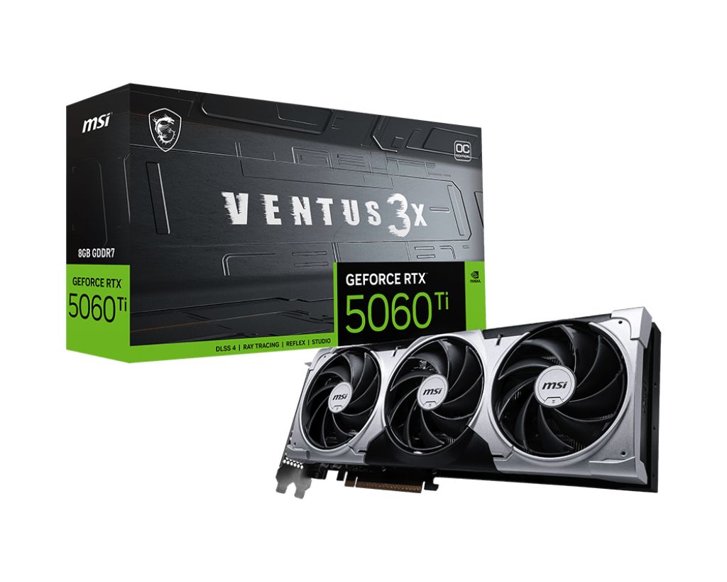 Placa video MSI GeForce RTX 5060 Ti VENTUS 3X OC 8 GB GDDR7 128 bit