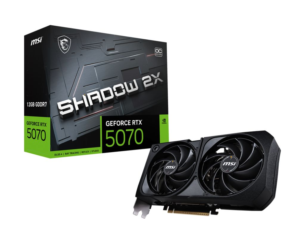 Placa video MSI GeForce RTX 5070 SHADOW 2X OC 12 GB GDDR7 192 bit