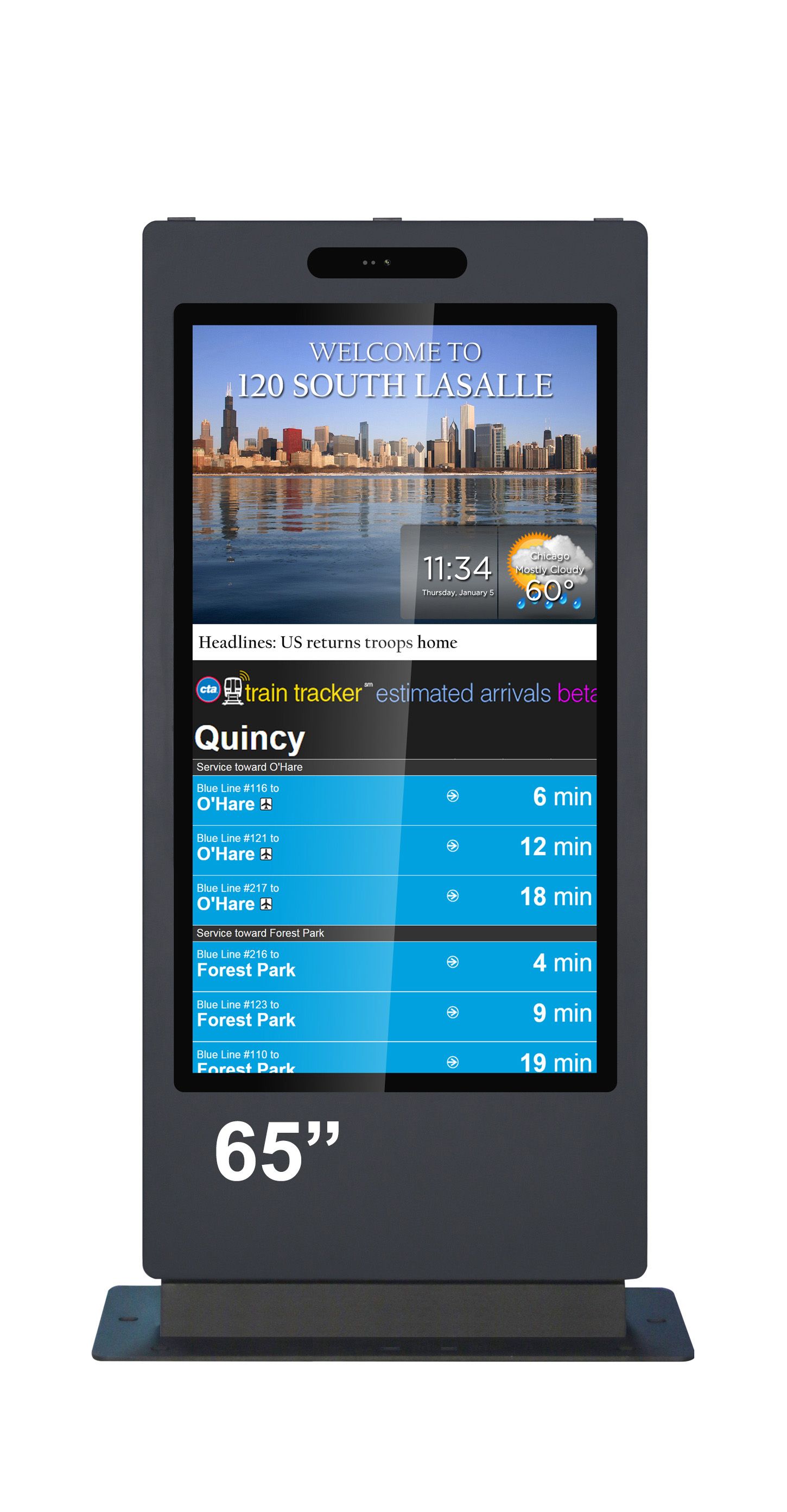 Totem de exterior/OUTDOOR EVOBOARD 650ODLAZ, display 65 , 4K, Android 11, RK3399, 4+32GB