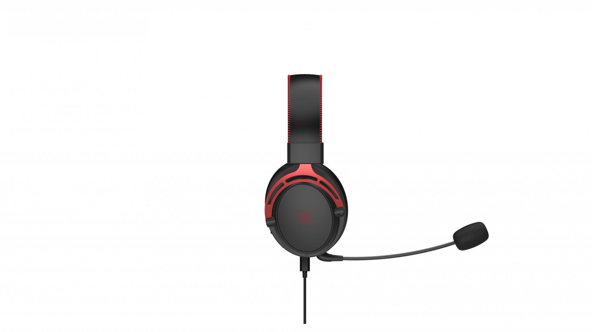 Căști de gaming Serioux Nimbus, cu mufă de 3,5 mm + USB 7.1, tip difuzor ∅53 mm, sensibilitate difuzor: 120 ± 3 dB, răspuns în frecvență: 20Hz-20KHz, Microfon: omnidirecțional, Sensibilitate microfon: -38 ± 3 dB, Impedanța microfonului: ≤ 2.2KΩ (maxim), Tensiune nominală: 5V, rosu-negru