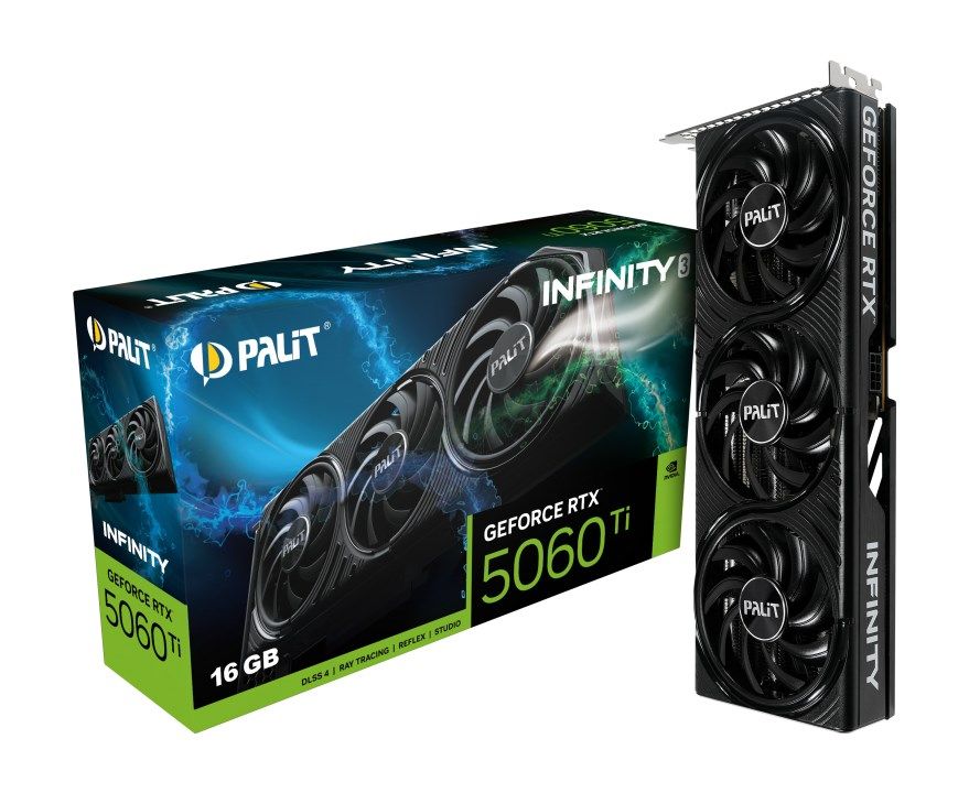 Placa video Palit GeForce RTX 5060 Ti Infinity 3 16 GB GDDR7 128 bit