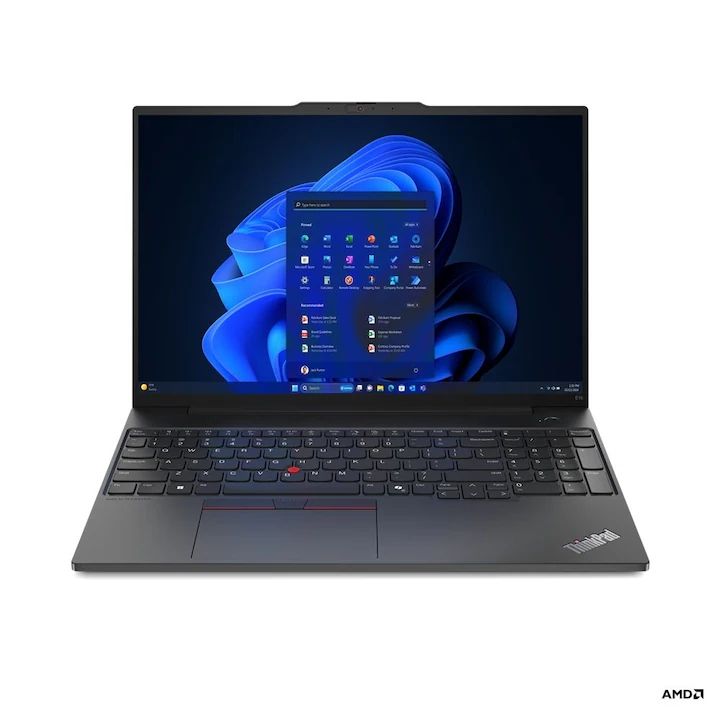 Laptop Lenovo ThinkPad E16 Gen 2, 16 inch 1920 x 1200, AMD Ryzen 5 7535HS (6 C, 3.3 GHz - 4.55 GHz, 16 MB cache), 16 GB DDR5, 512 GB SSD, AMD Radeon 660M, Free DOS
 [1 buc]LICENTA ELECTRONICA WINDOWS 11 PRO