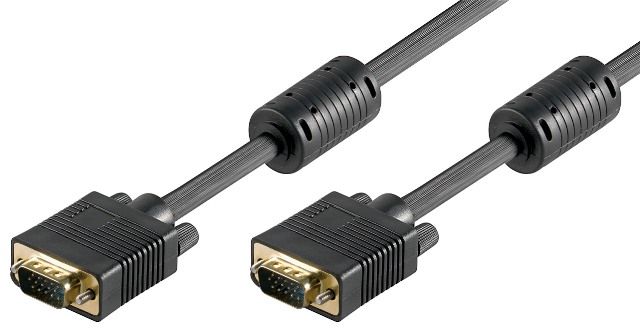Monitor cable 5m SVGA male to SVGA male
- max resolution: 1920 x 1200 up to 15m inclusive
- max resolution: 1280 x 1024 for 20m and 30m
- max resolution: 1024 x 768 for 40m and 50m
- double screened
- with ferrite
- gold contacts
Packaging: bulk 1 pc.