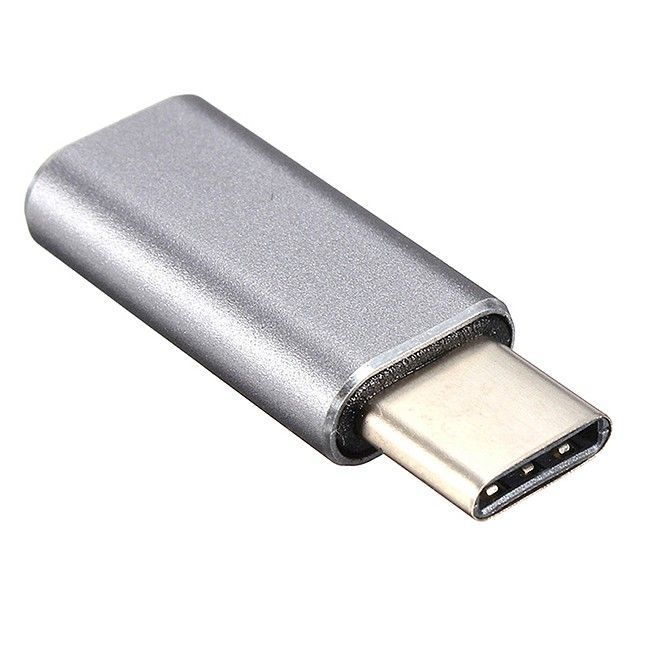 USB-C adapter (USB 3.1, type C, type C) male to microUSB B female, OTG, aluminum case
Data transmission: up to 10Gbps
Packaging: bulk 1 pc.