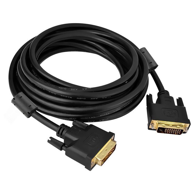 Cable DVI-D dual link 1.8m DVI-D (24+1) male to DVI-D (24+1) male, gold plated contacts