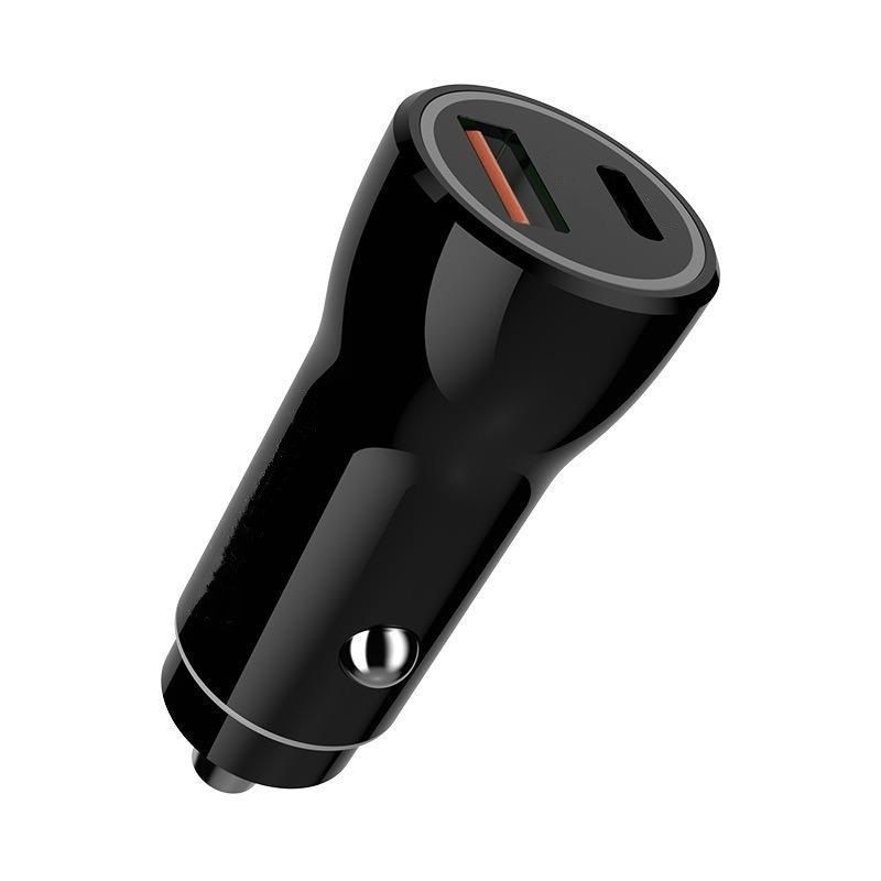 Car power supply from 12V/24V to USB and USB-C
- USB: 5V 3A 9V 2A 12V 1.5A
- USB-C: 5V 3A 9V 2.22A 12V 1.67A
- USB+USB-C: 18W+20W=38W Max
Packaging: bulk 1 pc.