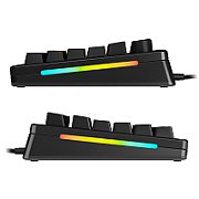 Tastatura mecanica GMMK 3 PRO 75% Prebuilt, USB-C, Fox Switches, US layout, 81 taste, Negru