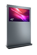 Totem de interior LANDSCAPE BL, BLH43N-SAB, pentru display de 43 , fara sticla securizata frontala