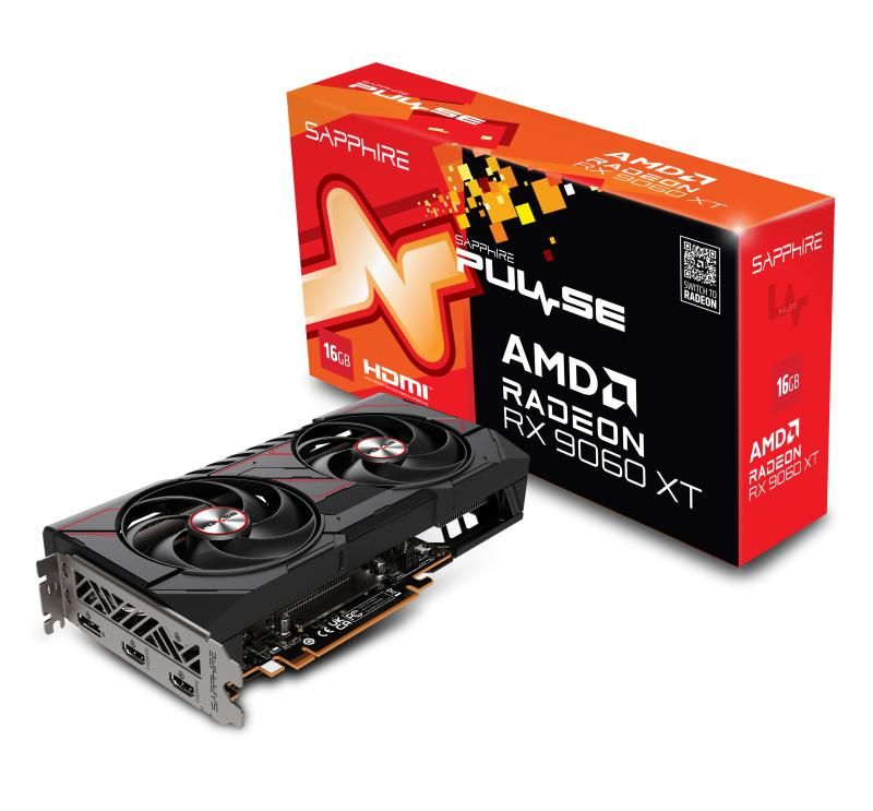 Placa video SAPPHIRE Radeon RX 9060 XT PULSE OC 16 GB GDDR6 128 bit