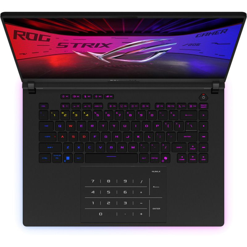 Laptop ASUS ROG Strix SCAR 16 G635LW G635LX-RW061, 16 inch 2560 x 1600, Intel Core Ultra 9 275HX (24 C / 24 T, 2.7 GHz - 5.4 GHz, 36 MB cache, 28 W), 64 GB DDR5, 2 TB SSD, Nvidia GeForce RTX 5090, Fara sistem de operare, Tastatura US, Off Black