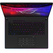 Laptop ASUS ROG Strix SCAR 16 G635LW G635LX-RW061, 16 inch 2560 x 1600, Intel Core Ultra 9 275HX (24 C / 24 T, 2.7 GHz - 5.4 GHz, 36 MB cache, 28 W), 64 GB DDR5, 2 TB SSD, Nvidia GeForce RTX 5090, Fara sistem de operare, Tastatura US, Off Black