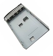 Supermicro MCP-220-93801-0B sloturi Negru, Oțel șlefuit