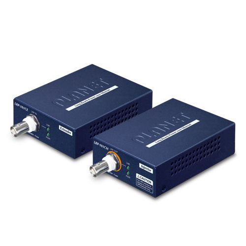PLANET LRP-101C-KIT repetoare de rețea Transmițător & receptor rețea Albastru 10, 100 Mbit/s