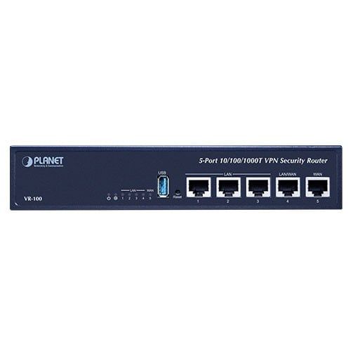 PLANET VR-100 router cu fir Gigabit Ethernet Albastru