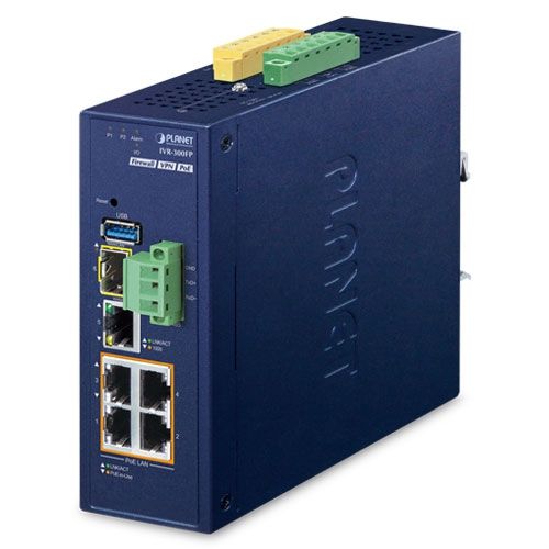 PLANET Industrial 5-Port gateway-uri/controlere