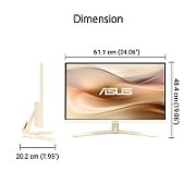 Monitor 23.8 inch Asus VU249CFE-M 1920 x 1080, 100 Hz