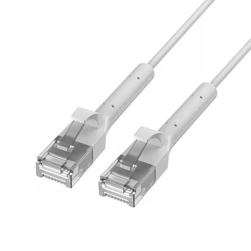 Extralink Kat.6 U/FTP 1m 1Gbps Alb | Patchcord LAN | Cu Cablu de rețea twisted pair, capete îndoite